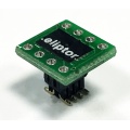 Adapter PDIP8 (DIL8) 2,54mm-->SO8 (SOIC) 1,27mm -dla pamięci szeregowych Flash, EEPROM i uP rozłączny