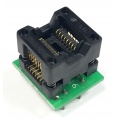 Adapter uniwersalny SOIC16 / SOP16 / SO16 (150mil) --> PDIP16 / DIL16 (300mil) open top ZIF