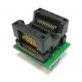 Adapter uniwersalny SOIC20 / SOP20 / SO20 (200mil) --> PDIP20 / DIL20 (300mil) open top ZIF