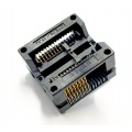 Adapter uniwersalny SPI Flash SOIC16 / SOP16 / SO16 (300mil) --> PDIP8 / DIL8 (300mil) open top ZIF